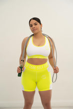 Load image into Gallery viewer, The Self Care Lime Proficient Shorts 2-piece Set