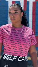 Load image into Gallery viewer, Adult Self Care by SC Women&#39;s Proficient Crop T-shirts (Pink and Black)
