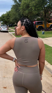 The Self Care by SC Tuscan Tan Active Wear Set