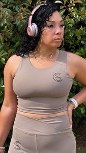 The Self Care by SC Tuscan Tan Active Wear Set