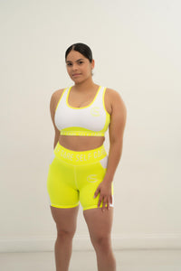 Self Care Proficient " Lime"  Shorts 2-piece Set