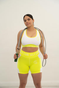 Self Care Proficient " Lime"  Shorts 2-piece Set