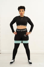 Load image into Gallery viewer, Self Care Proficient &quot;Super Black&quot; Long sleeve 2-piece Set
