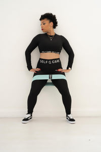 Self Care Proficient "Super Black" Long sleeve 2-piece Set