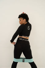 Load image into Gallery viewer, Self Care Proficient &quot;Super Black&quot; Long sleeve 2-piece Set
