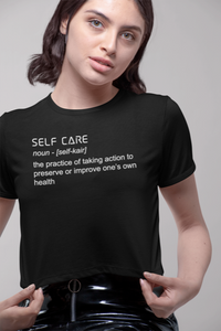 Coming Soon!! Self Care Women's Proficient Crop T-shirts