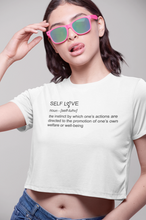 Load image into Gallery viewer, Coming Soon!! Self Care Women&#39;s Proficient Crop T-shirts
